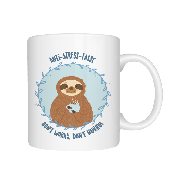 Faultier Tasse Anti Stress 1