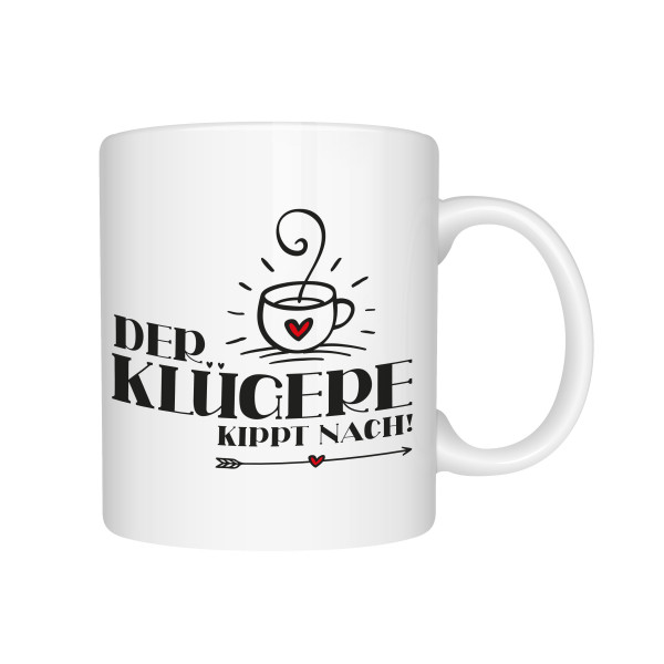 Kaffeetasse der Klügere 1