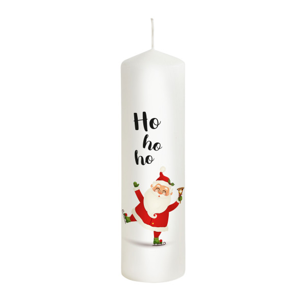Weihnachtskerze Weihnachtsmann